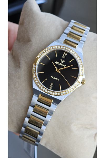 Raymond Rym-21714 100% Original Women's Wristwatch - Steel Case and Band - 2 Year Warranty
