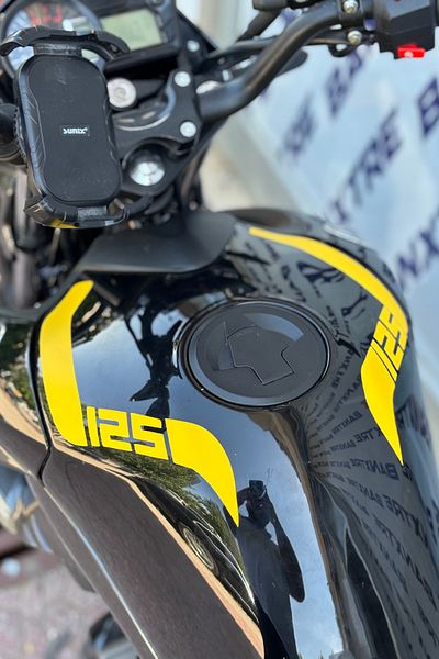 Banxtre Set de șnururi de depozitare cu scris Mondial Drift-L compatibil galben mat drept 125 (2 bucăți)