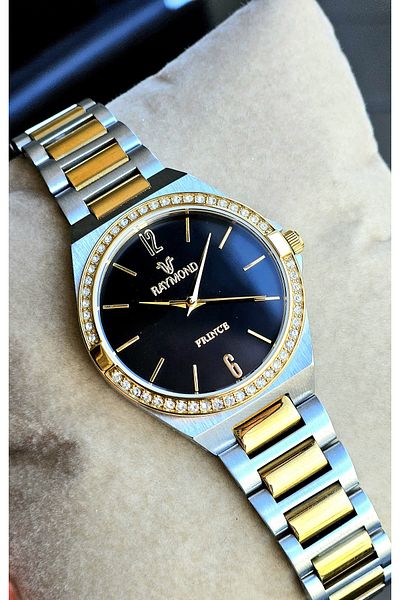 Raymond Rym-21714 100% Original Women's Wristwatch - Steel Case and Band - 2 Year Warranty