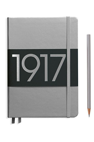 Leuchtturm1917 Leuchttrum 1917 Metallic Edition Çizgisiz Sert Kapak Defter A5...