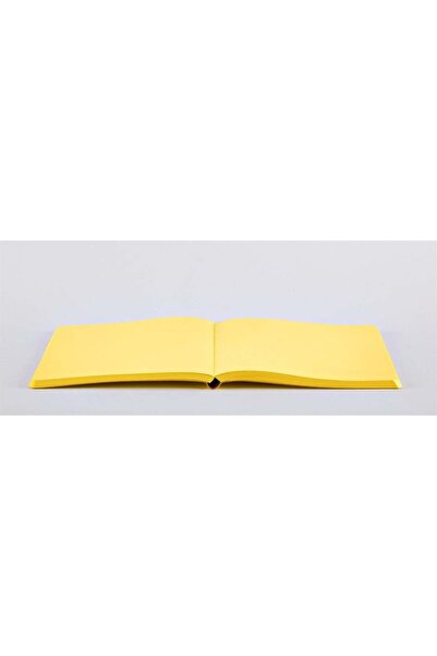 NUUNA Unlined Blue A5 Notebook Note White Yellow 54990