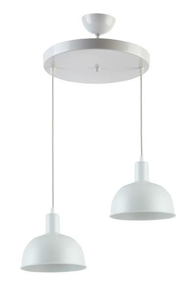 Modavize Marley Black Colored 2-Piece Pendant Chandelier - Special Design Modern Decorative Cafe Kitchen Living Room