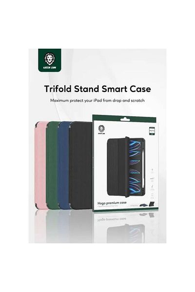 Green Lion Hogo Premium iPad 10"-10.9" Case with Pencil Holder