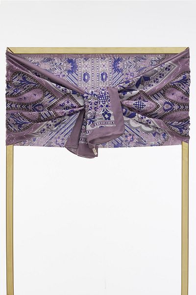 Setrms Patterned Voile Shawl