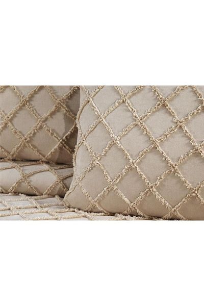 HZR Ekol Baklava Model 3 Piece Cappuccino Color 1 Bedspread (240X250 cm) +2 Pillowcases (50X70) cm