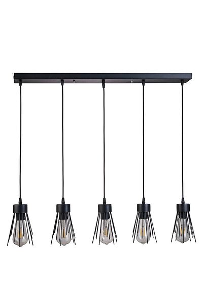Modavize Aphrodite Modern Design - 5-Piece Black Color Bedroom Kitchen Living Room Chandelier