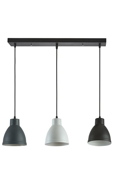 Modavize Enzo Modern Decorative - 3-Color Anthracite, White and Black Pendant Lamp Chandelier for Cafe-Kitchen Living Room