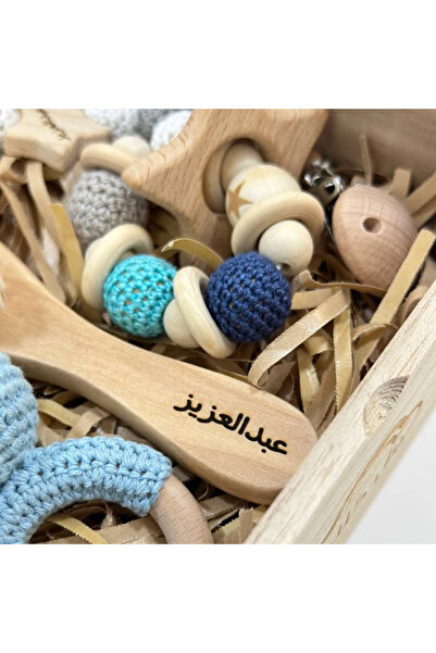Little Cloud الصندوق الأزرق (مع إمكانية كتابة اسم طفلك)