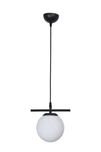 Modavize Ceku Modern Living Room - Globe Glass Single Ceiling Pendant Lamp for Kitchen and Bedroom