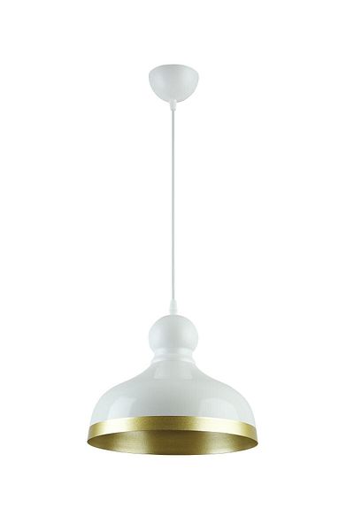 Modavize Modern Living Room Design - White Gold Single Pendant Chandelier - Kitchen and Cafe Set