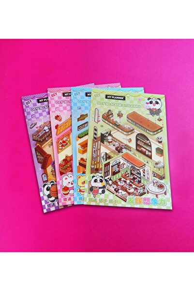 Gift Moda Dıy Kendin Yap 3D Sticker