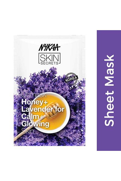 nykaa Skin Secrets Honey + Lavender Sheet Mask