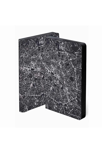 NUUNA Gri Noktalı Defter Nıghtflıght Over Parıs Sılver (a5 Premium Kağıt - 176 Sayfa)