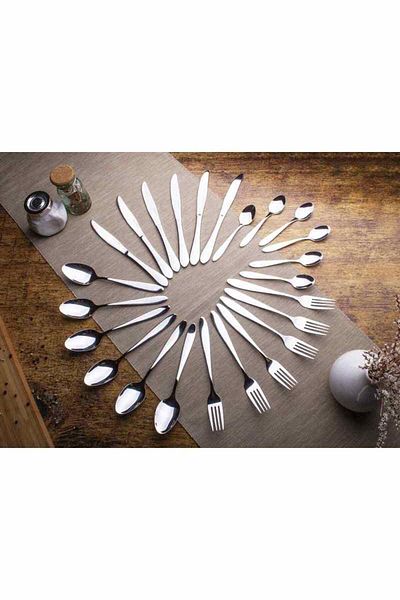 Blaumann 24-piece mirror stainless steel cutlery set