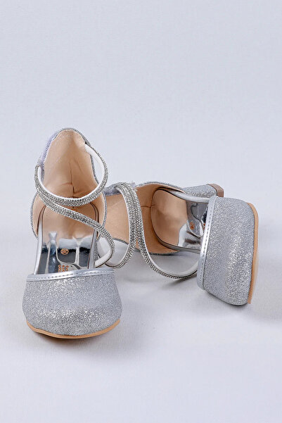 NeSe Shoes Pantofi cu toc pentru fete - gleznă cu velcro, ușor de purtat - pa...