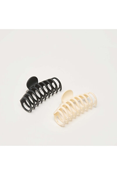 FAV Set of 2 - Gloo Solid Hair Clamps