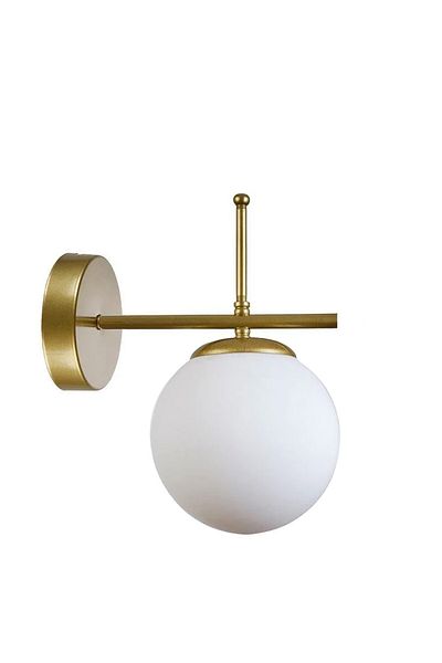 Modavize Feris Special Living Room - Kitchen - Cafe Design Antique Body White Glass Wall Sconce