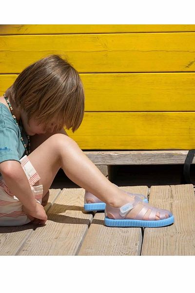 IGOR Unisex Kids Blue Sandals Nico Cristal