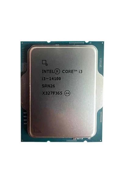 Intel CORE i3 14100 17 ميجابايت 4-core O/B UHD VGA 1700p 58w بدون صندوق + بدون مروحة