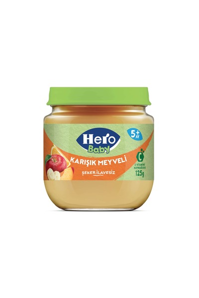 Hero Baby Karışık Meyveli Kavanoz Mama 125g x12