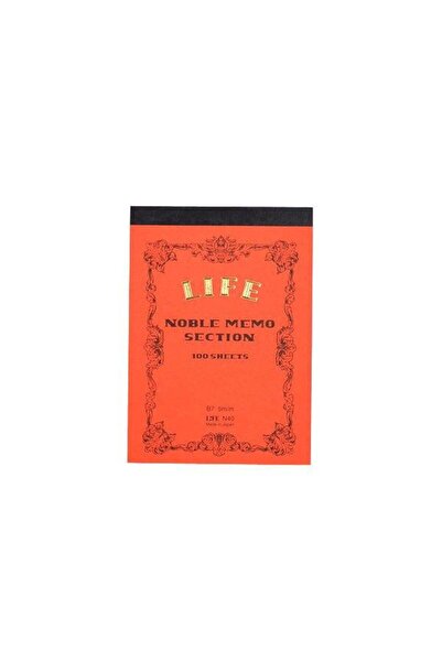 Life Noble Japon Dolma Kalem Uyumlu Mini Bloknot B7 Kareli N40