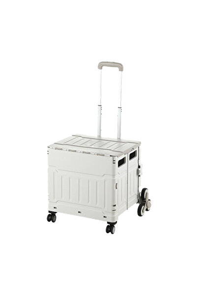 Prime Katlanır Yükseklik Ayarlı Merdiven Çıkabilen Hafif Çok Amaçlı Piknik, Pazar, Alışveriş, Kamp Arabası