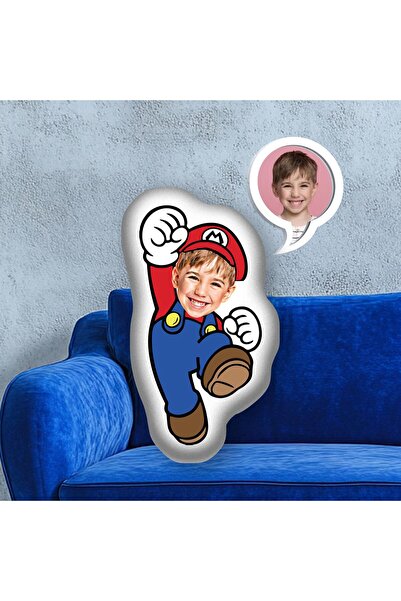 EJOYA Kişiye Özel Fotoğraflı Çizgi Kahraman Yastık 115183 30 cm