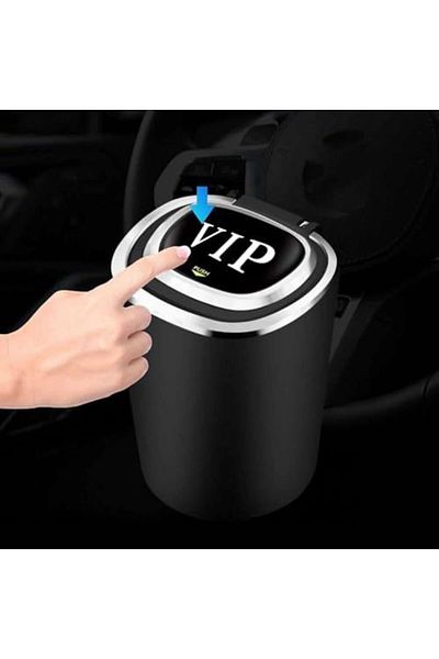 Vip Ash Tray Dual Fitting Car Ashtray Fits in Drink Holder And AC Air Ventilation ABS Material YD002