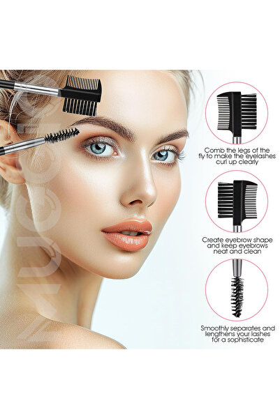 Muggio Kifi 008 Premium Kaş ve Kirpik Tarama Fırçası 3 Başlıklı