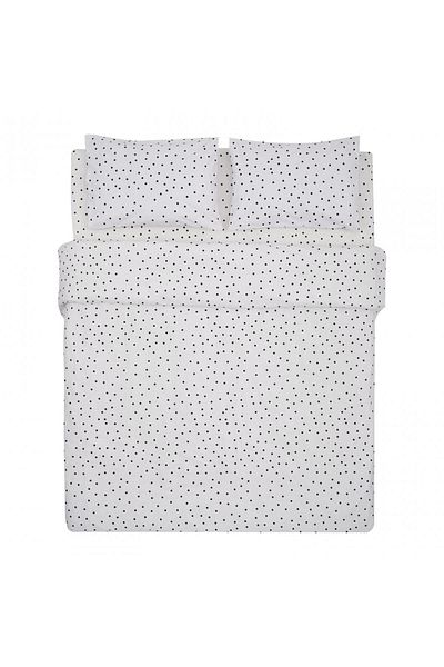 Heinner Lenjerie de pat dublu, 4 piese, 100% bumbac densitate 144TC, model Dot