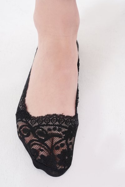 Getzone Lace Ballerina Socks Laser Cut