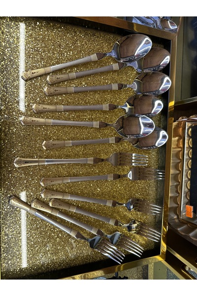 SS 36 Parça 6 Kişilik Çatal Kaşık Seti