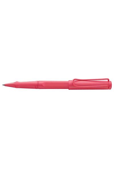 Lamy Safari Sunset Coral Rollerball Pen M63Bk