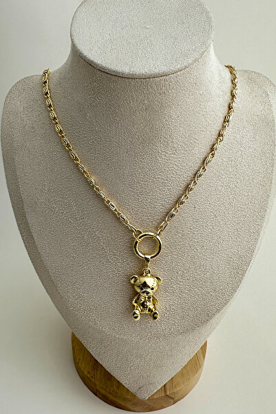 Modex Gold Ayıcık Kolye