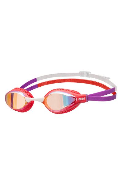 ARENA Air Speed Mirror/Yellow Copper-Bright Coral-Plum Swimming Glasses