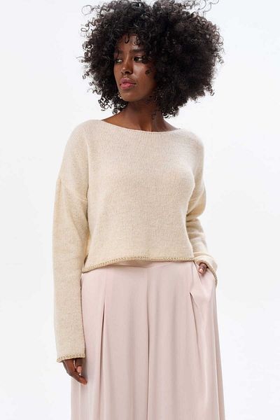 Blue Shadow Women's Ghost Sweater Light Beige
