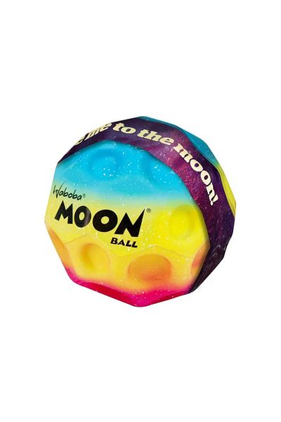 Waboba Blue Green Yellow Rainbow Moon Ball Top