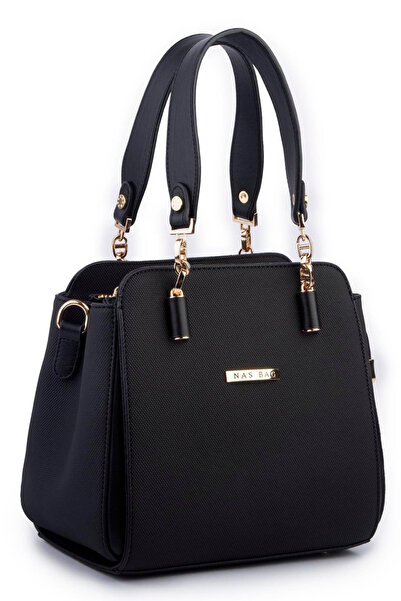 Nas Bag Ženska jednostavna i moderna ručna torba i Torba za rame - crni lak