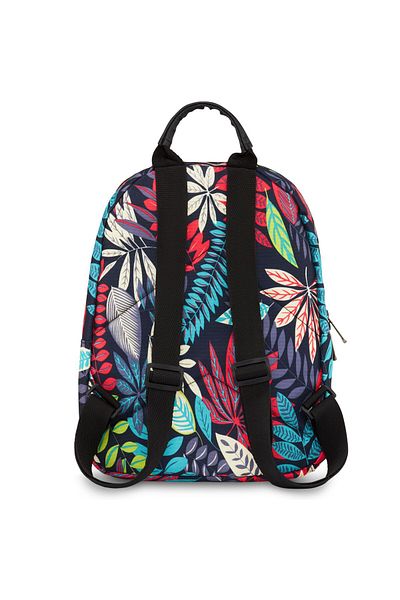 zagatto Women's Backpack Zagatto®, Floral Print, 24x8x32 cm, Compact, Adjustable Straps, ZG892