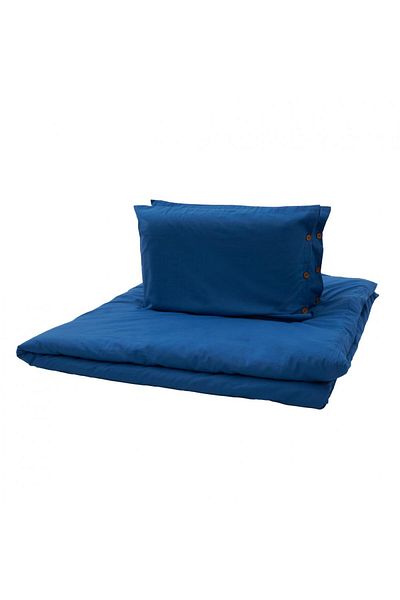 Heinner Heinner Home bed linen for 2 people, 100% cotton, blue, 3 pieces