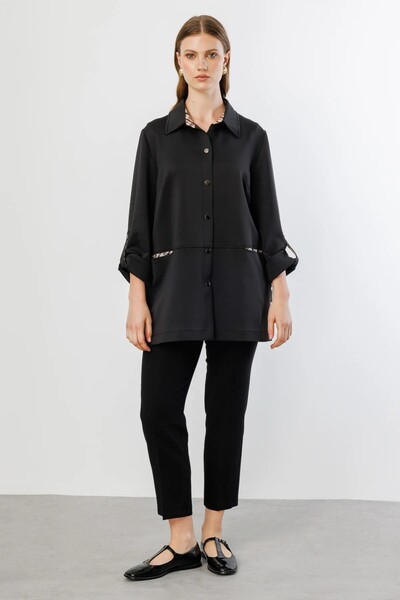 Ekol Ekose Detaylı Torba Cepli Trenç 7546-25