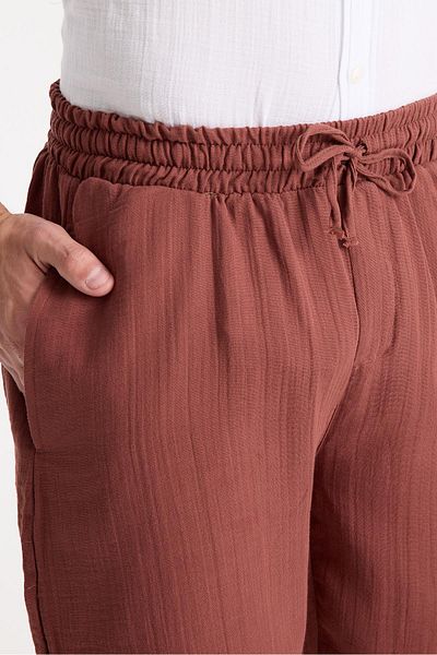 Valiberta Lightweight and Comfortable Double Leg Muslin Men's Shorts - Tile