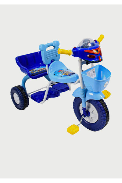 rexa دراجة أملا ثلاثية العجلات بمقعدين، لون أزرق