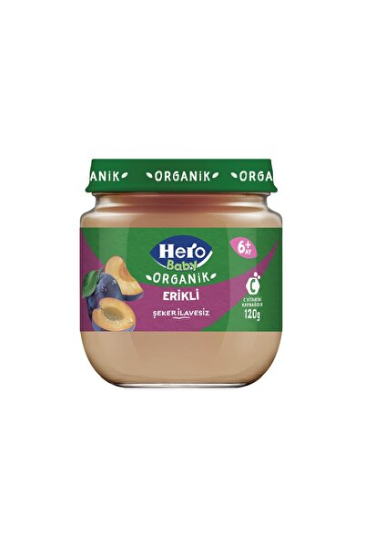 Hero Baby Organik Erik Püresi Kavanoz Mama 120g x6