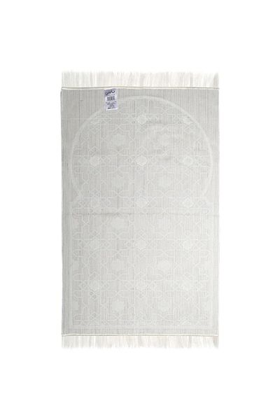 MANASEK Prayermat - White & Grey
