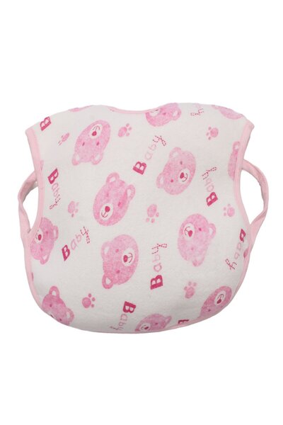 bebegen Unisex Pembe Baby Ayı Garson Bağlamalı Su Geçirmez Önlük