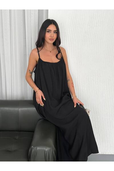 Noa Noa Basic μακρύ φόρεμα με λουράκι