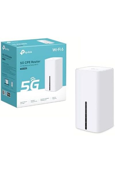 TP-LINK Archer NX200 5G Wi-Fi 6 AX1800 Mbps Router with SIM, Dual Band, Plug & Play, White