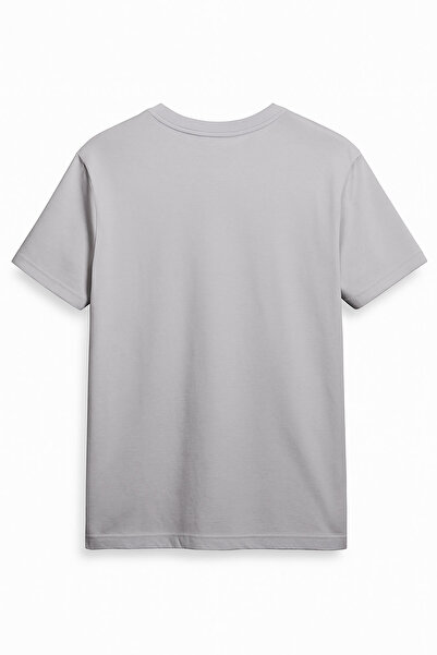 Kretas One Piece Anime Minimal μπροστινό Unisex T-shirt με γκρι καπέλο μπλουζάκι