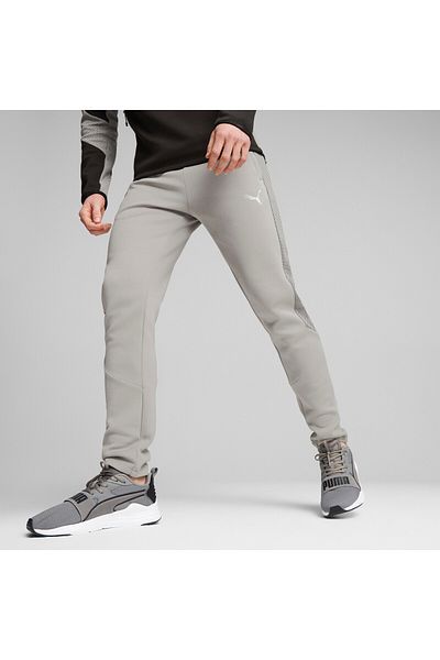Puma Mens EVOSTRIPE Sweatpants - Gray